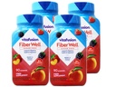VitaFusion, 섬유 잘 Gummies, 섬유 보충, 분류 된 맛 - 90 gummies, 4 팩