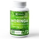 모링가 캡슐|300 캡슐|모링가 오레페라|10,000mg|100% 순수하고 천연|비-GMO 및 글루텐 무료 보충 | Complete Green Superfood | 모링가 잎 추출물 분말