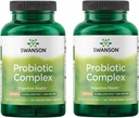 Swanson Probiotic Complex 4.2 억 CFU 5 스트레인 소화 건강 지방 대사 Satiety Prebiotic FOS Complex 보충 120 Veggie DRcaps (2 팩)