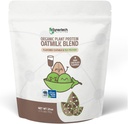 10g 식물 기반 단백질 Oatmilk 혼합 | 다크 초콜릿 맛 (30 인분) | 100 칼로리 | 비 GMO, 인증 유기농, 알레르기 무료 | 1lb 가방
