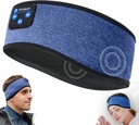 Sleep Headphones Headband10Hrs Bluetooth Headband with Cozy Earbuds 편안한 수면 헤드폰, 수면 및 여성 남성을위한 라운지 선물 아이디어