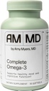 Amy Myers MD Complete Omega-3 Softgels - 심혈관 & 면역 체계 지원을 위한 물고기 기름 보충교재 - Non-GMO, Non-Dairy & Non-Soy - 60 Softgels (60의 서빙)