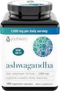 일반적인 Ashwagandha 보충교재 유기 KSM-66 Ashwagandha 채식주의자 보충교재 180 캡슐, 매일 봉사 당 1000mg, 도움 지원 건강한 긴장 관리 응답, 명확한
