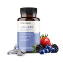 Lullaby | Gentle Kids Natural Sleep Aid | 소아과 추천 | 맛있는 저당 멜라토닌 & Non-Habit Forming 혼합 Berry Chewable Tablet | Chamomile, Magnesium for Kids 3+