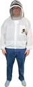 Mann Lake Provent Beekeeping Jacket, Professional Grade Vented Bee Gear with Self-Supporting Veil, Heavy-Duty 지퍼, 탄력있는 손목 오프닝, 강화 된 높은 착용 지역 및 가슴 포켓, 중간