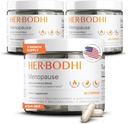 Meno- Menopause 여성, 에스트로겐 Soy Isoflavones Menopause 여성, Ashwagandha, 검정 Cohosh 뜨거운 Flashes Menopause 기복, 밤 땀 구호 180Caps를 위한 Hormonal 균형