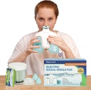 전기 Nasal 관개 시스템, Nasal Rinse 기계 Sinus 성인, Nose 세탁기, 50 Saline Packets (녹색)를 가진 Nasal Rinsing 체계