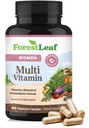 ForestLeaf Daily Vitamin Multivitamin for Women, 여성용 멀티 비타민 - 여성용 멀티 비타민 & 멀티 미네랄 보충 | 건강 및 에너지에 필요한 모든 필수 비타민 | 60 Veg Caps