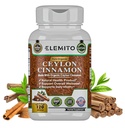 Ceylon Cinnamon 캡슐, 에너지, 심장 및 대사 지원, 인증 유기 Ceylon Cinnamon 알약, 비 GMO, Vegan, 글루텐 - 무료 120 캡슐