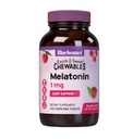 Bluebonnet 영양 EarthSweet Melatonin 1 mg 빠른 조정 빠른 용해 야간 휴식 및 휴식 수면 지원 - 수면 보조 - 글루텐 무료, Vegan - 라즈베리 맛 - 120 Chewable 정제