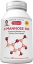 ANDREW LESSMAN D-Mannose 500mg - 60 캡슐 - Bladder, Kidneys 및 Urinary Tract 건강 지원. 순수한, 비 GMO D-Mannose. 첨가물 없음. 작은 쉽게 삼키기 캡슐
