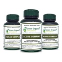 조류, Fucoidan, 블루 그린 조류, Kelp, Bladderwrack, Chlorella, Spirulina, 아일랜드 모스, Dulse, 90 VCaps, 높은 흡수성, 비 GMO, 글루텐 프리 (포장 3)