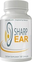 Sharp Ear Complete Tinnitus Relief Supplement, 60 캡슐, Ear Ringing 및 Support Optimal Hearing 기능 및 Clarity를 줄이기위한 보조 혼합