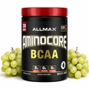 ALLMAX 영양 AMINOCORE BCAA 분말, 아미노산의 8.18 그램, Intra와 포스트 운동 회복 음료, 글루텐 자유로운, 백색 포도, 315 g
