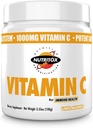 비타민 C 분말 보충 - 순수한 아스코르브산 - Non-GMO - Unflavored Powdered Vitamin C - 100 서빙