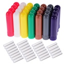 eBoot 28는 정유 Aromatherapy Nasal 흡입기 관 Refillable 흡입기 지팡이, Wicks와 더불어 7개의 색깔, 놓습니다