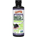 Barlean 's Vegan Omega 3 6 9 Flaxseed Oil Liquid Supplement, BlackBerry Smoothie, Flax Seed Oil, 2,968 mg ALA Fatty Acid, Non-GMO 및 글루텐 무료, 16 oz