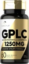 Carlyle GPLC 보충교재 1250mg | 60의 캡슐 | 글리신 Propionyl-L-Carnitine | 고급 Athlete 공식 | 비 GMO, 글루텐 무료