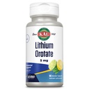 KAL 리튬 Orotate ActivMelt 5mg, 최적의 흡수 및 Bioavailability, 건강한 계류 지원, 자연 레몬 석회 맛, 즉시 용해 정제, 90 서빙, 90 마이크로 정제