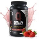 딸기 Whey 단백질 분말. 포스트 운동 회복, 스무디 & 굽기를 위한 25g 단백질 Shake 분말. 글루텐 & 설탕, 높게 고약, 근본적인 아미노산 (5.5g BCAA, 2.7g Leucine), 23의 서빙