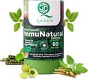 성인 60 캡슐에 대 한 ImmuNatural | 자연, Vegan Ayurvedic 면역 부스터 | Ashwagandha Tulsi Amla Haldi Mulethi Giloy | 13 년 + 500 mg에 적합