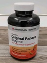 AMERICAN HEALTH Papaya 효소; 원본, 600 CT