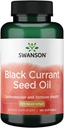 Swanson Black Currant Seed Oil - 면역 체계를 촉진하는 초본 보충 & 심장 건강 지원 - 천연 공식 지원 합동 건강 - (180 Softgels, 500mg 각각)