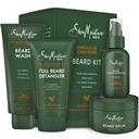 SheaMoisture Beard-Care Kit for Men, Wash, Balm, Oil, 컨디셔너, Natural Shea Butter & Maracuja Oil, Great Gift 포함