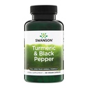 Swanson Premium- Turmeric & Black Pepper - 산화 방지제, 소화 및 관절 지원 - 90 Veg Caps (2 팩)