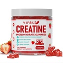 Creatine Monohydrate Gummies 남자 & 여자를 위한 5 g, 200 Mg 마그네슘 글리세린을 가진 120 설탕 자유로운 Gummies, 근육 지원을 위한 200 Mg L-Threonate, 에너지 부스트