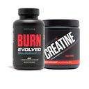V Shred Burn Evolved 2.0 및 Premium Creatine Fruit Punch Powder Bundle의 조각 Nation