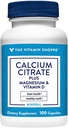 칼슘 Citrate+Magnesium&Vitamin D, 다 최소한도 뼈 건강 보충교재, 비타민 Shoppe에 의하여 비타민 D 999mg, 마그네슘 567mg, 비타민 D 612IU