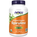 지금 식품 보충제, 유기 Spirulina 500 mg 비타민, 미네랄 및 GLA (Gamma-Linolenic Acid), 500 정제