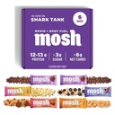 MOSH 다양성 팩 Keto 단백질 막대기, 높은 섬유, 낮은 Carb, 글루텐 자유로운, 높은 단백질, 아쉬와다, 사자 Mane, 6 조사를 가진 뇌 건강한 식사