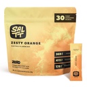 SALTT Electrolytes 분말 맛 음료 혼합 - 맛있는 오렌지 - 30 하이드로 션 패킷 - 마그네슘, 칼륨, 나트륨, 추적 미네랄 - Zero Sugar & 글루텐 무료 - 여행 필수