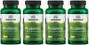 소화 건강을위한 Swanson Probiotic GI Tract Immune 지원 여행자 지원 20 억 CFU Prebiotic FOS 60 Veggie 캡슐 (4 팩)