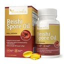 Reishi Spore 기름 포탄 Broken 여분 힘 500mg (60 Softgels)