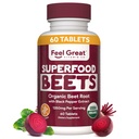 중대한 비타민 유기 사탕수수수수 분말 보충교재 (태블릿)|베타 니트로 산화물 보충교재|Red Beet Powder Support Natural Energy*를 위한 자연적인 질산염을 가진 건강한 순환