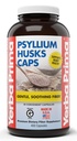 Yerba Prima Psyllium Husks 모자, 625 mg, 400 캡슐 - 남성과 여성을위한 천연 섬유 - 일반 지원 보충교재