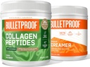 Bulletproof Unflavored Collagen 펩티드 분말, 18g 단백질, 17.6 Oz│Original Unflavored Creamer, 2g Net Carbs, 분말 MCT에서 10g 건강한 지방 뚱 베어