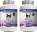 고양이 Eyesight 보충교재 - 고양이 눈 건강 단지 - 눈 시력을위한 고급 공식 - 면역 부스트 - 고양이를위한 Bilberry - 2 병 (120 정제)