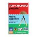 Sun Chlorella Powder Green Algae Superfood 보충교재 지원 전체적인 몸 웰니스 면역 방어, Gut 건강 & 자연 에너지 부스트 - Chlorophyll, B12, Protein - Non-GMO - 10 서빙