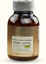 소화성 클렌징 캡슐 - 1200mg Psyllium, Senna, Fennel, Ginger Extract - 60 Count, Natural Digestive & Health Support Supplement, Gentle Bowel Movement Aid - 균형 잡힌 식이 요법