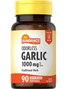 Sundance 무취 마늘 Softgels | 1000mg | 90 개 | Non-GMO 및 글루텐 무료 보충