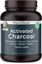 Viva Doria Virgin는 Charcoal 분말, 코코넛 포탄 Derived, 음식 급료, 32 Oz를 활성화했습니다
