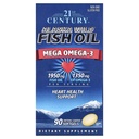 21세기 알래스카 야생 물고기 기름 Softgels, 90 조사
