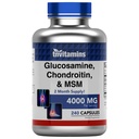 tnvitamins 글루코사민, Chondroitin, & MSM (4000 MG - 240 캡슐) 남자와 여자를 위해 | 합동 지원 보충교재 Complex* | 트리플 힘 보다는 더 많은 것! | Non-GMO | 미국에서 생성하는