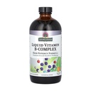 자연의 답변 액체 비타민 B 복합 지원 건강한 에너지 레벨 | 촉진 건강한 Nerve Function | All-Natural Tangerine flavor | 글루텐 프리 & 벤조 에이트 무료 16oz