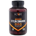 Kiva Premium Ceylon Cinnamon 파우더 캡슐 (120 Veggie 캡슐), 스리랑카, 비건, 비 GMO, 글루텐 프리에서 순수한 Ceylon Cinnamon