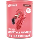 BIRDMAN Fitmingo Vegan Protein Powder with Inositol, Collagen Boosters, Hyaluronic Acid and Vitamins | 낮은 Carb, Dairy Free, Low Calorie | 23g 플랜트 기반 블루베리 단백질 파우더 Myo-Inositol